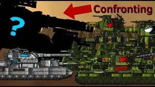 Battle aganist the LandShip Monster - Cartoons abouts tanks