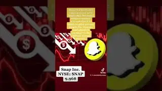 Snapchat stock down 40%....👻 