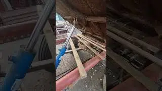 Модернизация трактора Т16 установка гидравлики, гидравлического руля, Лопаты, самосвального кузова