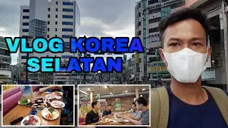 vlog pertama di KOREA , makan-makan di korean buffet