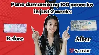 Pano dumami ang 100 pesos ko in just 2 weeks