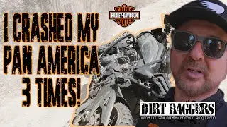 I CRASHED MY PAN AMERICA 3 TIMES!