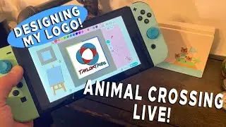 Designing MY LOGO in ANIMAL CROSSING! - Live Gaming