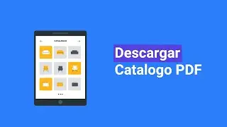 Botón para descargar catálogo de productos en PDF
