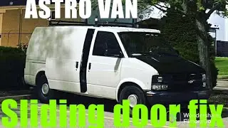 Chevrolet Astro van sliding door fix lock mechanism and rod assembly explained EASY DIY 🚐 ￼