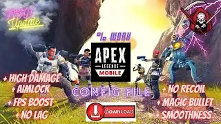 Apex Legends Mobile || Config File Script Cheats || Aimbot ||Magic Bullet || No Lag Guide ||Tutorial