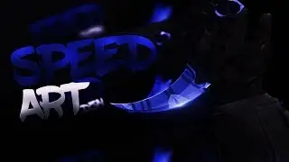 Free Karambit CSGO Header Template Speedart