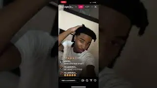 LIL DARIUS IG LIVE OUTSIDE 💙🔥🔥