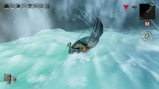 Valheim - huge rogue wave at edge of the world, Deep North