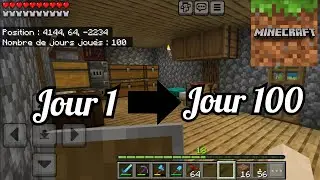 100 jours de survie sur Minecraft | épisode 1