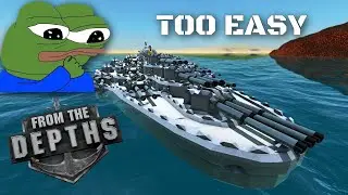 This Ship Beats the StrongHold Easily But How? | From The Depths | 2024