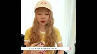 vivi drops her phone cutely
