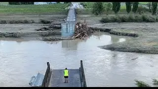 Incredible Images - Cyclone Gabrielle - Broken Bridges by Drone