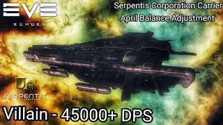 EVE Echoes - Villain [MAXIMUM DPS - 45000+] - Post April Adjustment Fantastic Lightweight Bomber