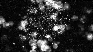 white particles - sketch style - MagicVideoArt