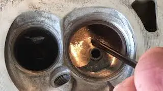 Porting LS 799/243 heads Step 3 swirl ramp removal