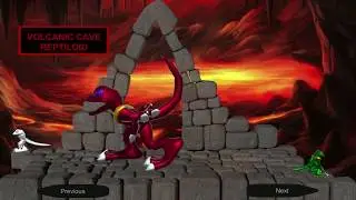 Character Select Example Unity - Select your Reptiloid