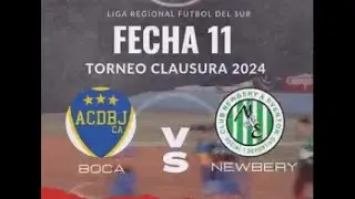 EN VIVO  BOCA vs NEWBERY - FECHA 11 - CLAUSURA 2024