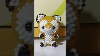 🦊 лиса амигуруми из бисера 