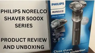 Phillip Norelco 5000x Series Model X5004/84 Unboxing and Product Review