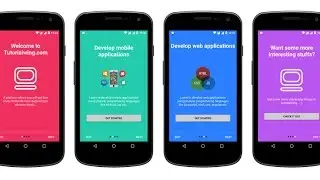 tutorialwing android intro slider tutorial output