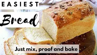 Easy No Knead Bread - Just Mix, Proof and Bake