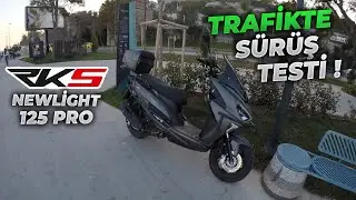 Rks Newlight 125 Pro İncelemesi | Trafikte Sürüş Testi | SARAYBURNU !!