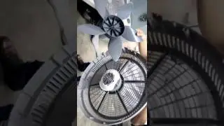 video ventilador mal ensamblado y reparación