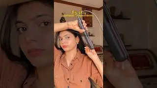 Straightener hack #hack #hacks #howtocurl #howtocurlhair #outward #musugoyal
