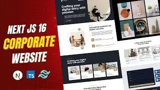 Build & Deploy a Modern Corporate Landing Page with Next.js 16, TypeScript & Tailwind CSS