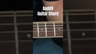 Aadd9 // Guitar Chord