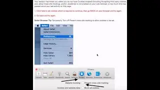 Hướng dẫn tắt thông báo temporary turn off prevent cross site tracking trên MacOS Safari