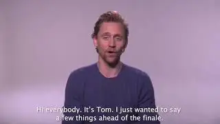 Tom talking about Finale of LOKI😲