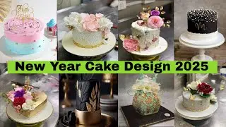 Customized New Year Cake Designs | Latest New Year Cake design 2025 | New year Cake decoration Ideas
