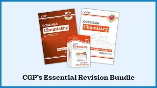 CGP’s GCSE Chemistry Revision Bundle has everything you need all in one place!