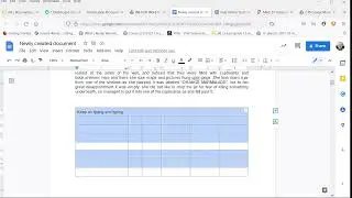 4.2: modify tables; e g , mergesplit cells, use shading, insert rows, columns (Google Docs version)
