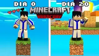 I SURVIVED 100 DAYS IN A ONE BLOCK IN MINECRAFT HARDCORE... | Part #1