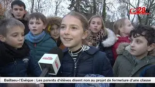 Baillaeu-l'Evêque : Les parents d'élèves disent non au projet de fermeture d'une classe