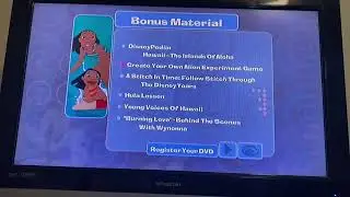 Lilo & Stitich 2002 DVD Menu Walkthrough