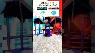 Does HEROBRINE Monshiiee Deserved To Live or Go To Heaven? #herobrine #shortsviral #fyp