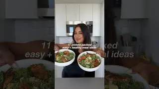 full video with all the recipes is up!! #healthyrecipes #healthyeating #highprotein