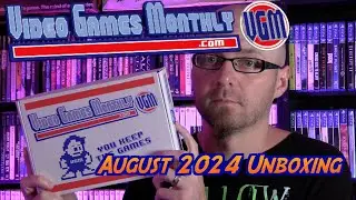 Video Games Monthly - August 2024 Unboxing