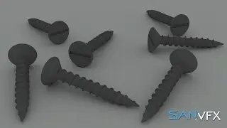Screw Modeling in 3ds max Tutorial