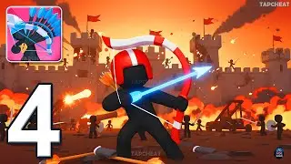 Merge Archers: Bow and Arrow - Gameplay Walkthrough Part 4 - Stickman Castle Archer (Android, iOS)