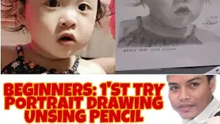 HOW TO DRAW PORTRAIT USING PENCIL (step by step)
