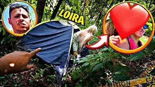 FLAGREI UMA LOIRA SAINDO DA BARRACA DO RENATO !!!