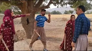 Stepmother's conflict with Elham for not cleaning the house