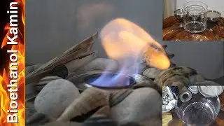 Bioethanol Kamin selber bauen - Tischfeuer
