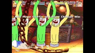 MUGEN: Homer Simpson/Krusty vs Peter Griffin/Giant Chicken