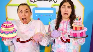 TURN THIS UGLY SLIME INTO A PRETTY CAKE SLIME! Slimeatory 